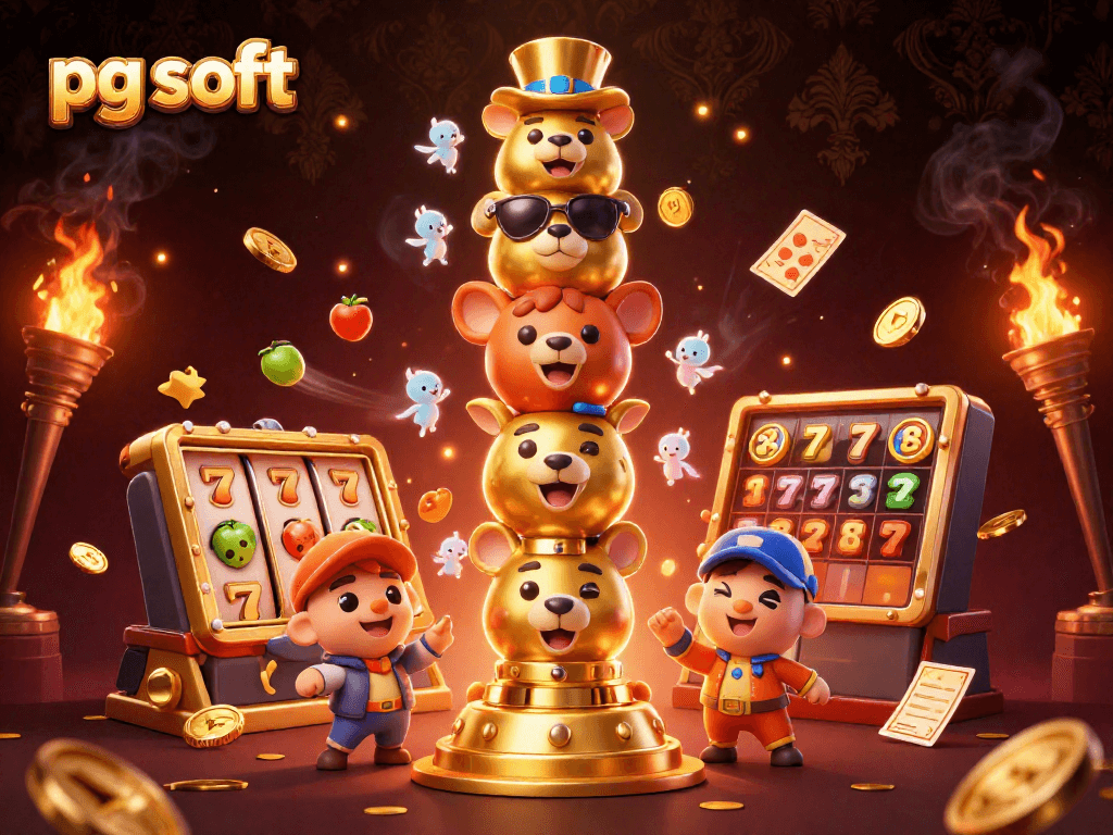 Experience the thrills of pg soft casino slots amidst dynamic elements and vibrant visuals.