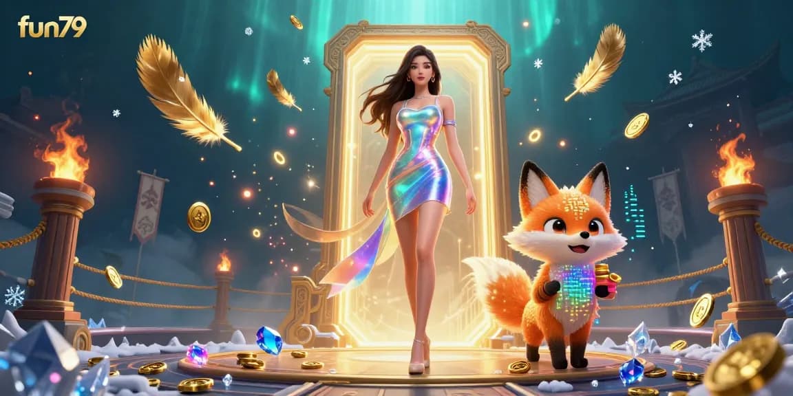 Experience fun79's vibrant gaming world with dazzling visuals and exciting betting action.