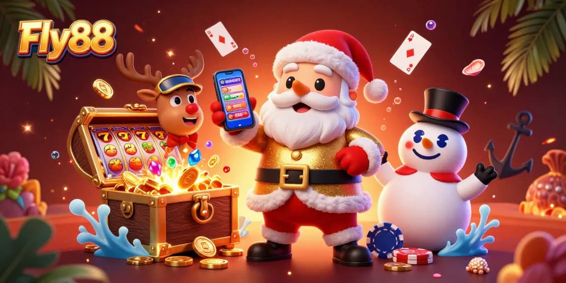 Experience jackpot excitement at Fly88 with vibrant characters and dynamic casino elements.