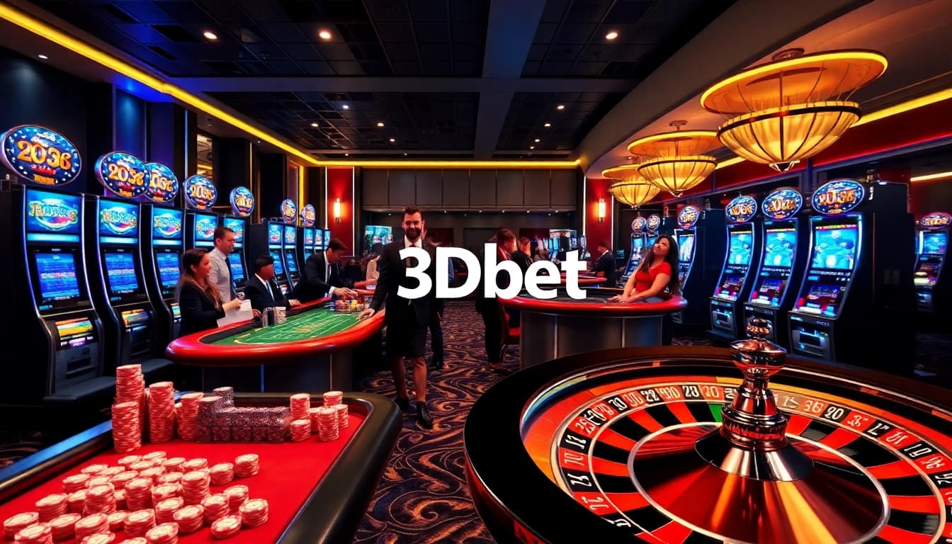 Experience the thrill of 3Dbet in a vibrant casino setting with exciting games and professional dealers.