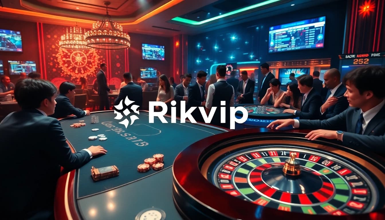 Engaging players enjoying excitement at Rikvip's standout online casino gaming experience.