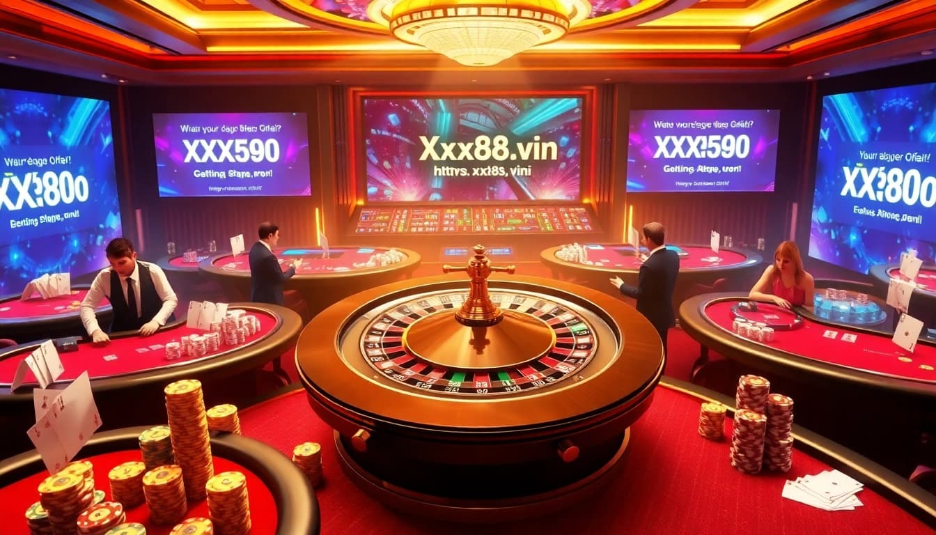 Experience the excitement of gambling at https://xx88.vin/ featuring a lively casino scene.
