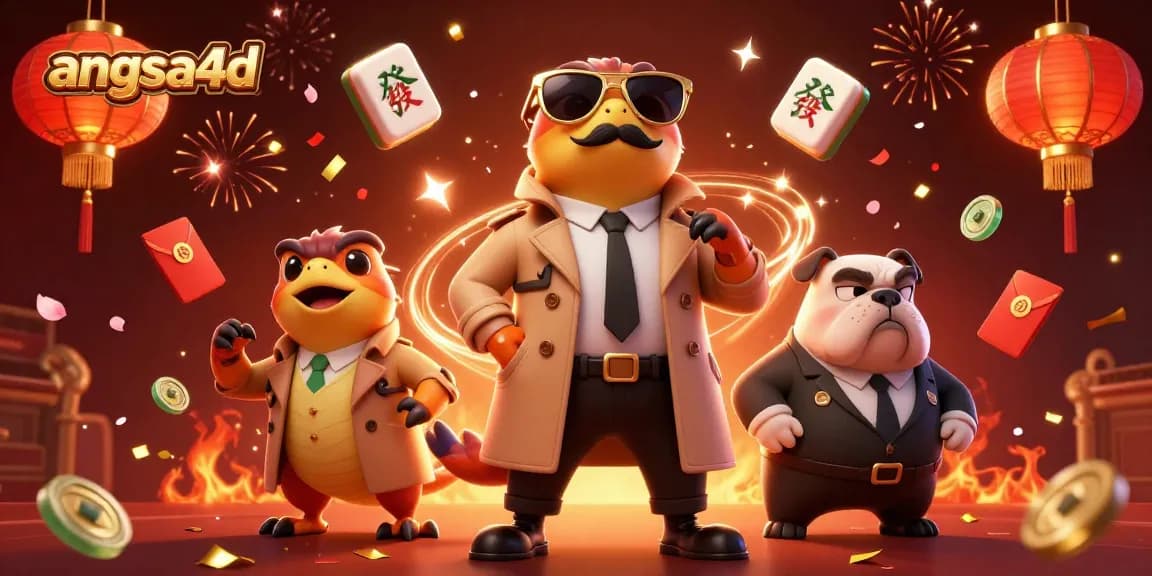 Win big at angsa4d with raptors entering a casino, surrounded by festive gaming elements.