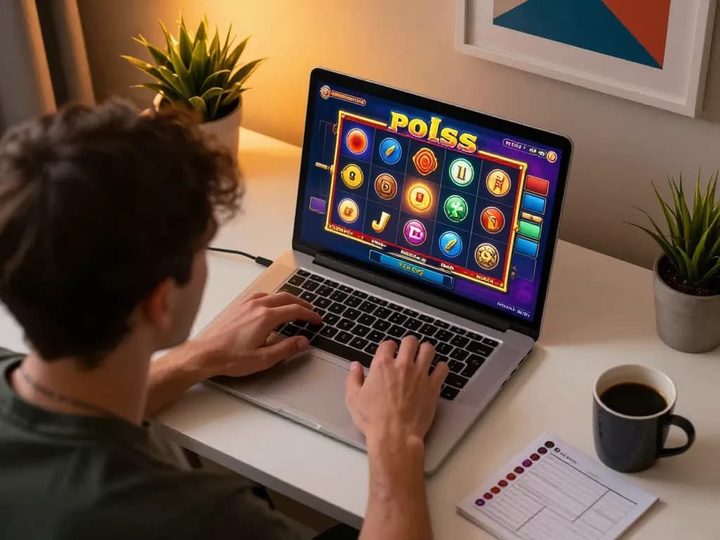 Pemandangan permainan slot pulsa online yang menarik menyoroti kegembiraan pengguna dan permainan strategis.