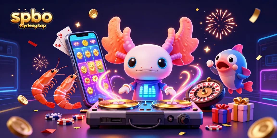 Experience exhilarating gameplay with spbo terlengkap in this vibrant 3D underwater casino scene featuring unique characters and games.