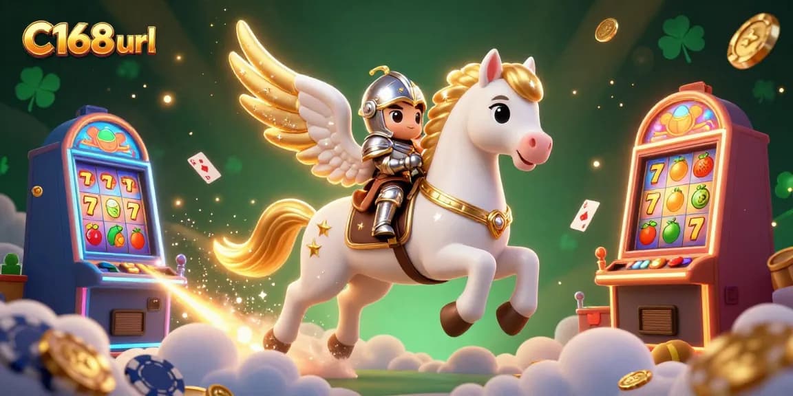 Experience the excitement of C168 url casino gaming with vibrant slot machines and playful characters.