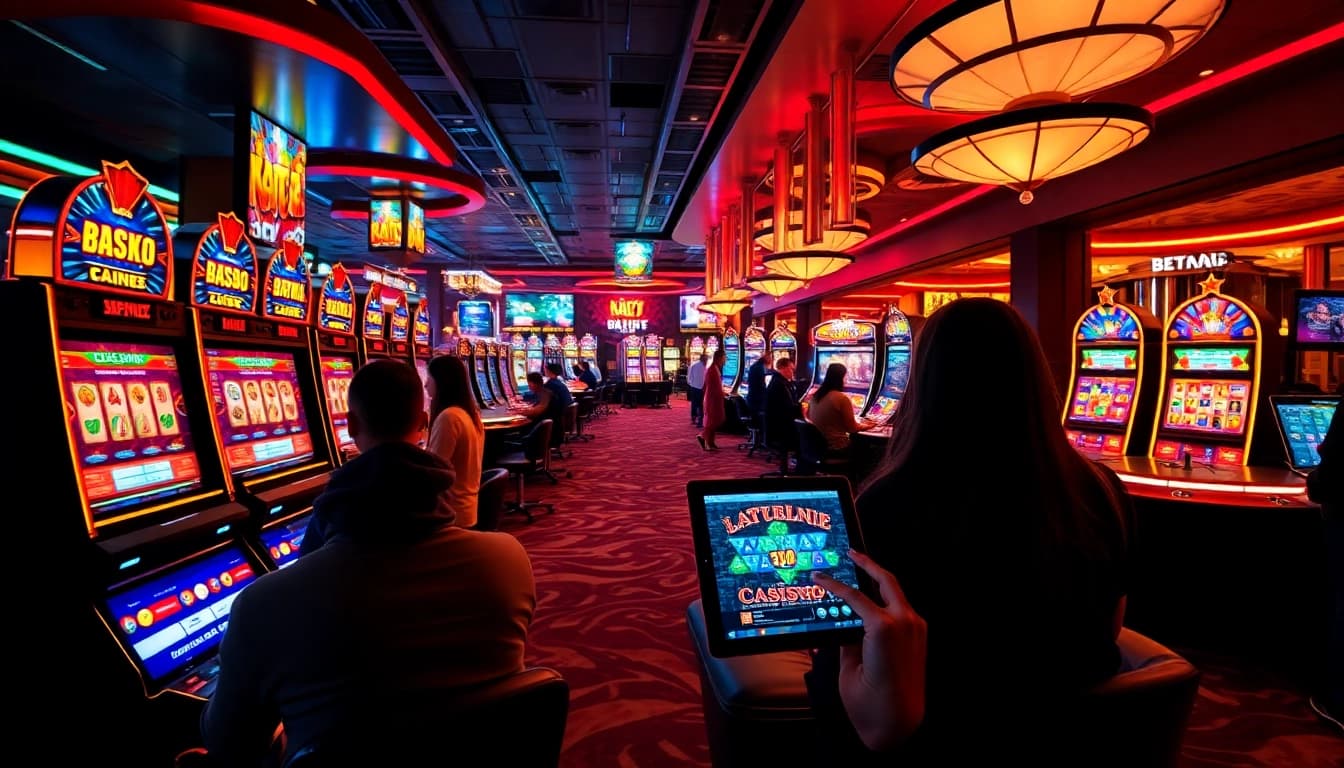 Vibrant gaming scene at b52clubn.com showcasing diverse online casino offerings and engaging user experience.