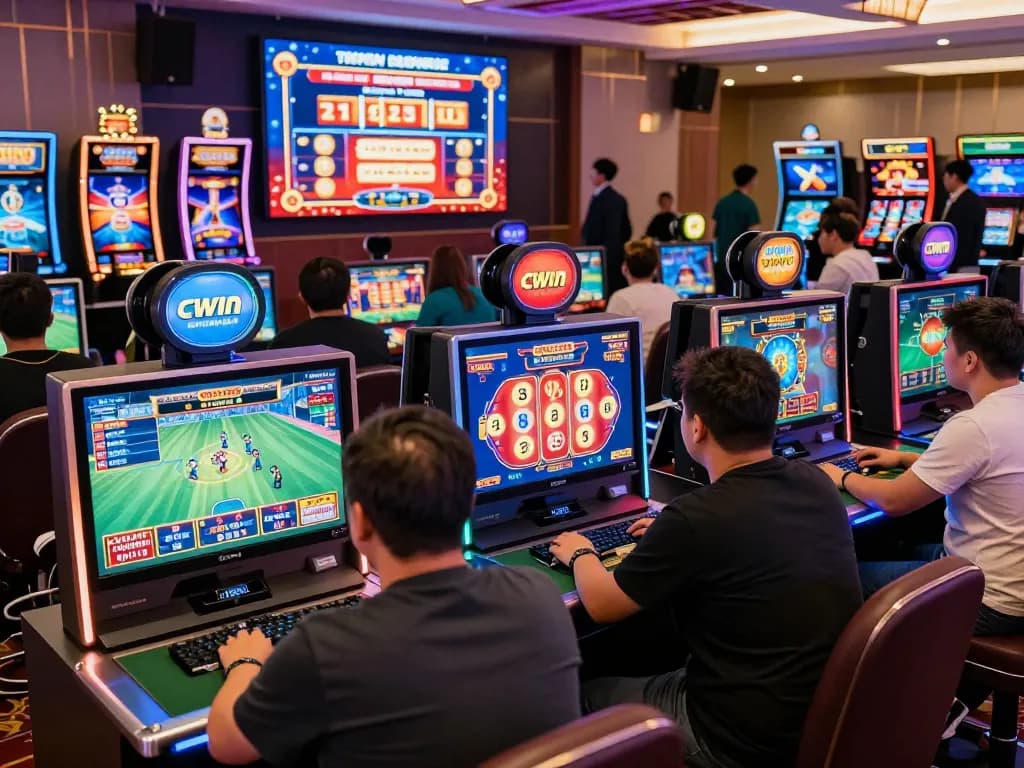 Exciting online gaming experience at CWIN with players engaged in various betting activities and a vibrant interface on display.