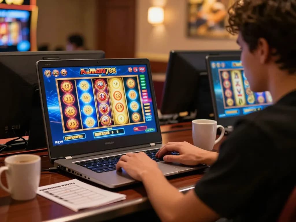 Rasakan kegembiraan permainan aman788 dengan permainan slot online yang berwarna-warni dan catatan strategis.
