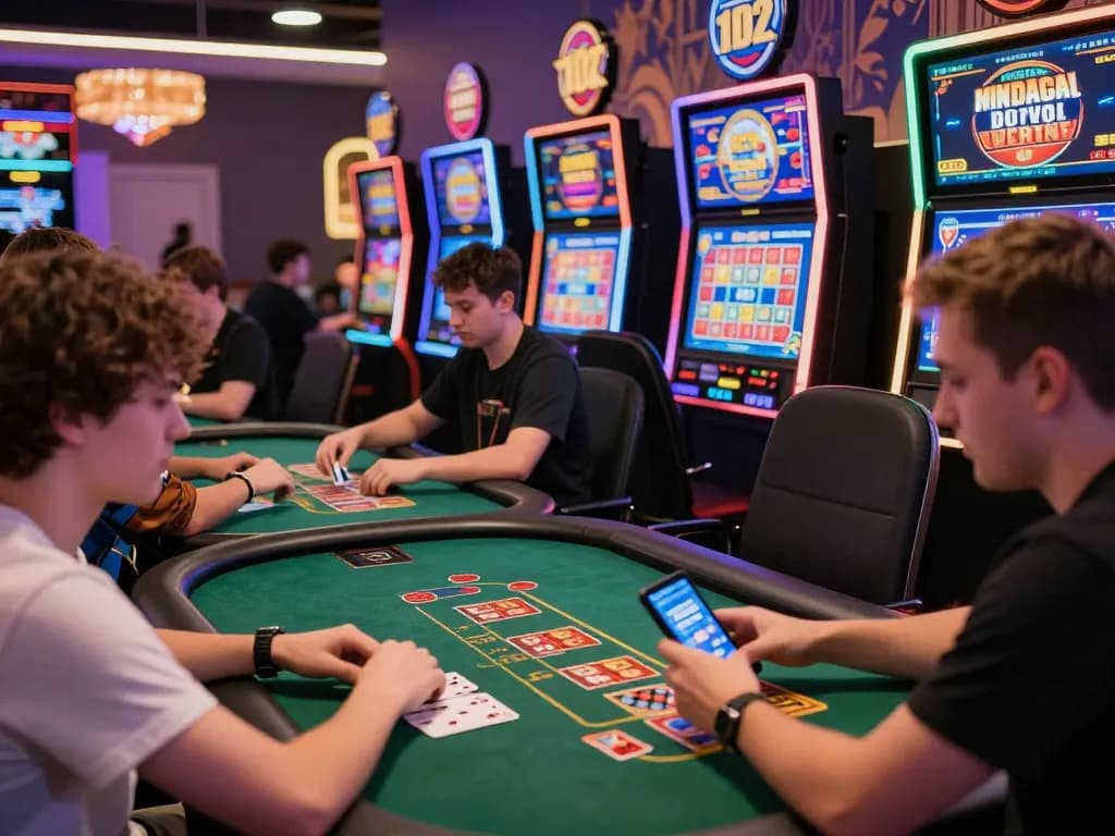 Engaged players exploring the link tải sunwin for an immersive online gaming experience.