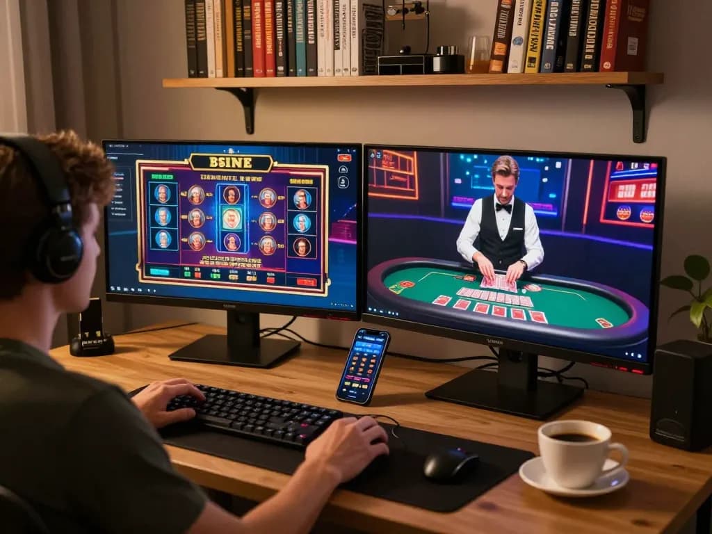 Engaging online gameplay on nhà cái tr88 with casino slot games and live dealer action.