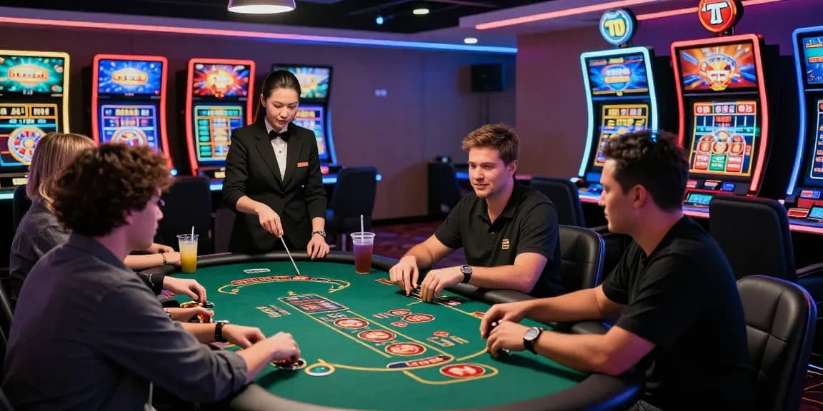 Engaged players enjoying games at Betebet online casino with vibrant atmosphere and live dealers.