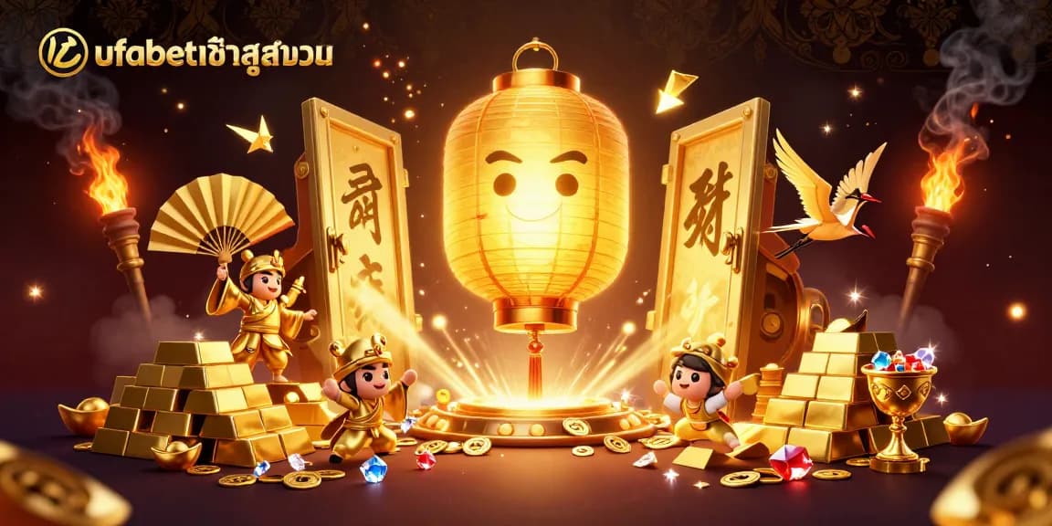 Experience the thrill of ufabetเข้าสู่ระบบ with our vibrant 3D illustration showcasing an enchanting casino scene.