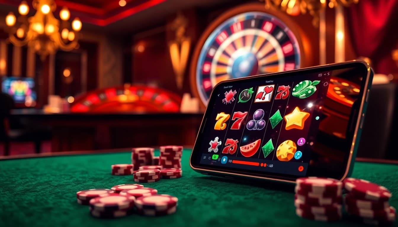 Mainkan permainan menarik di antarmuka apk slot dengan visual kasino yang hidup dan mesin slot yang mendebarkan.