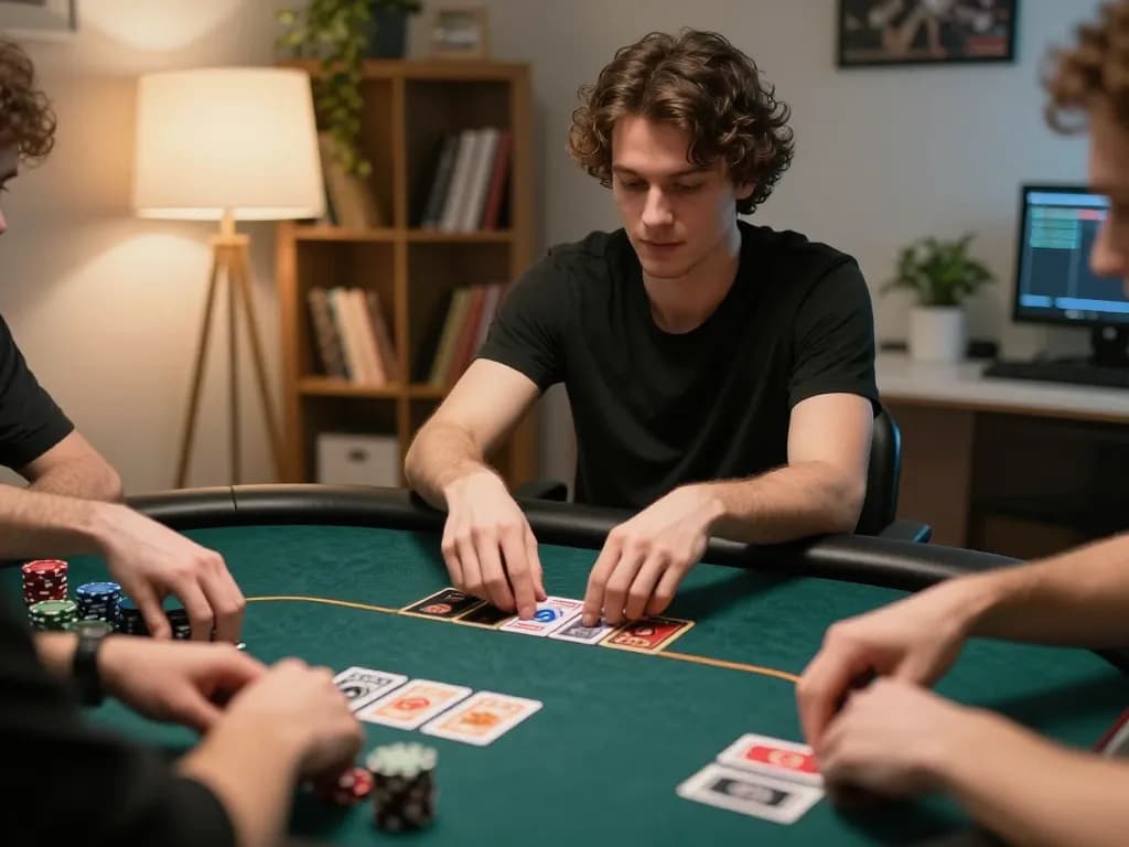Engaging online poker gameplay with 789f ink bets placed on screen, showcasing strategic gambling
