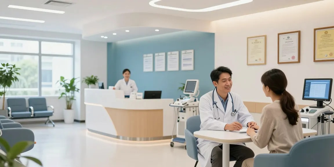 David Hoffmeister reviews highlighted in a modern healthcare clinic, emphasizing compassionate patient care and innovative services.