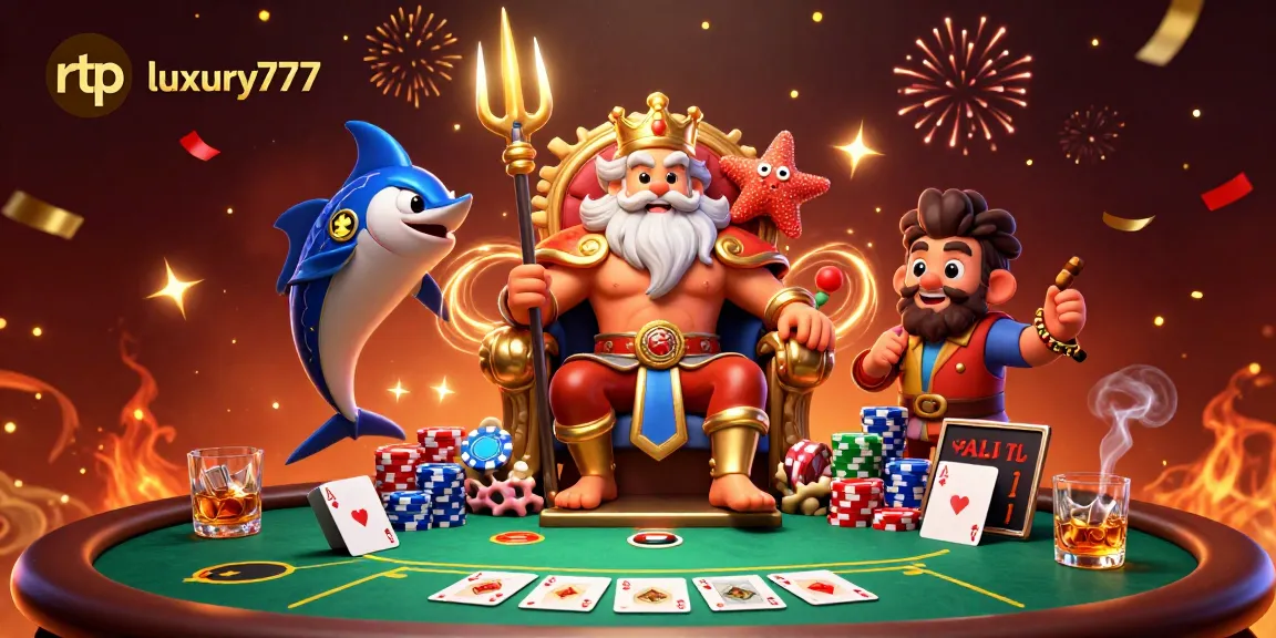 Meningkatkan pengalaman bermain rtp luxury777 dengan kartu poker dan simbol kasino yang berkilau.