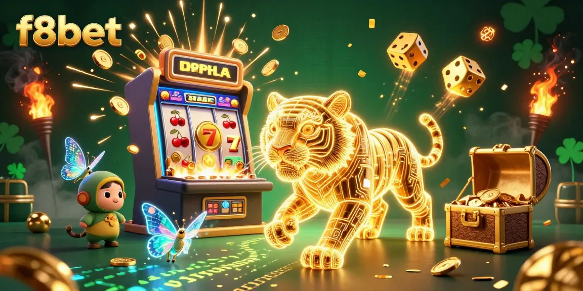 Play exciting casino games at f8bet with vibrant energy and winning symbols!