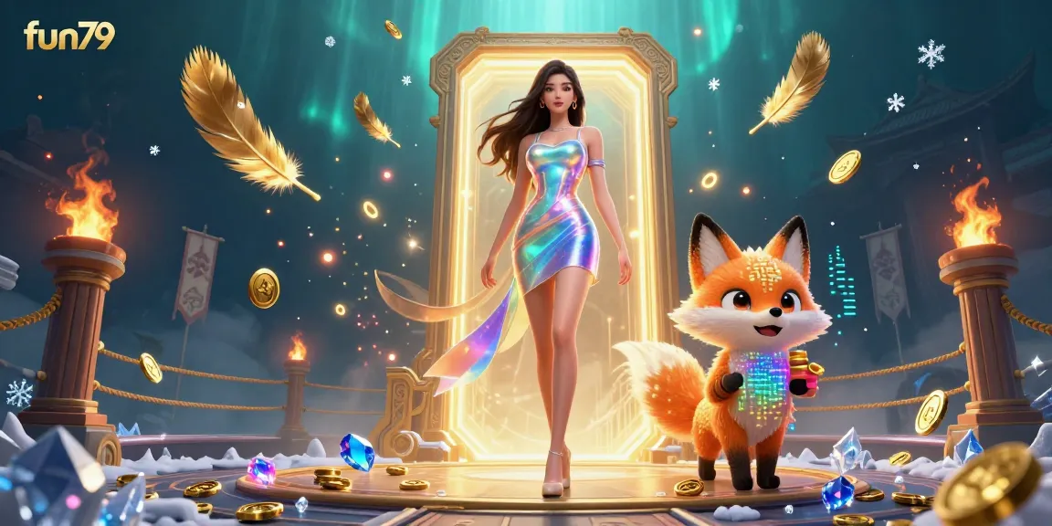 Experience fun79's vibrant gaming world with dazzling visuals and exciting betting action.