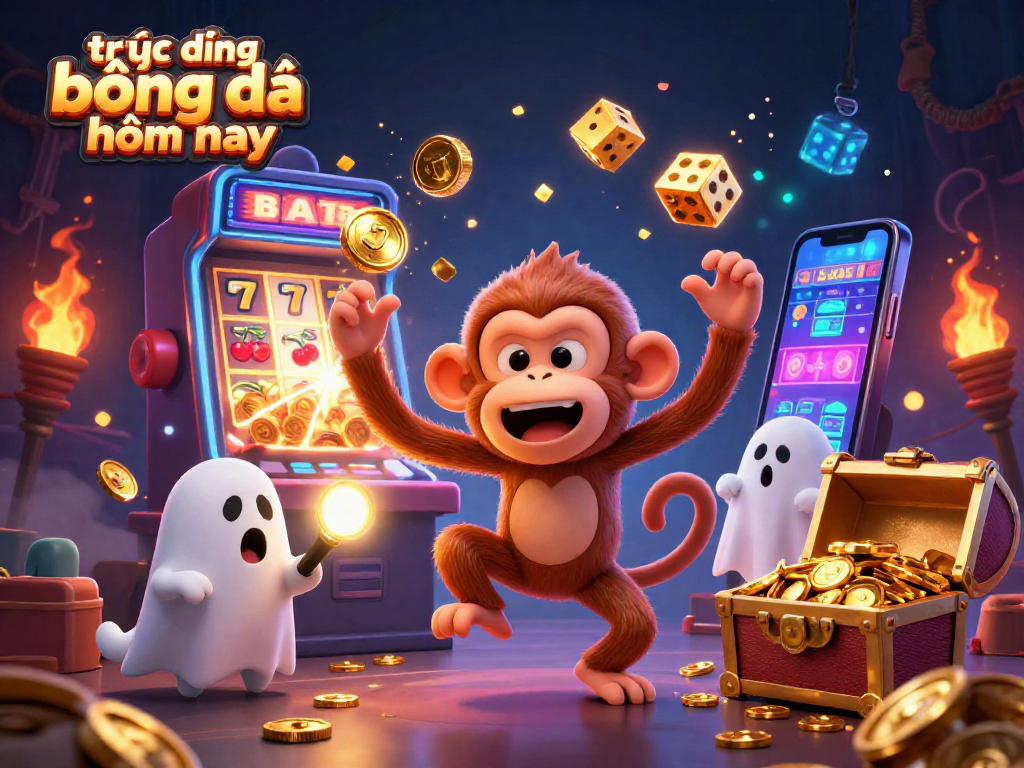 Experience trực tiếp bóng đá hôm nay with excitement as treasures and golden elements fill a thrilling gambling scene.