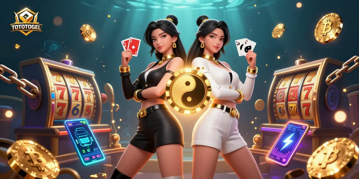 Experience the thrill with TOTOTOGEL as stunning Asian women embody casino luck with vibrant playing cards.