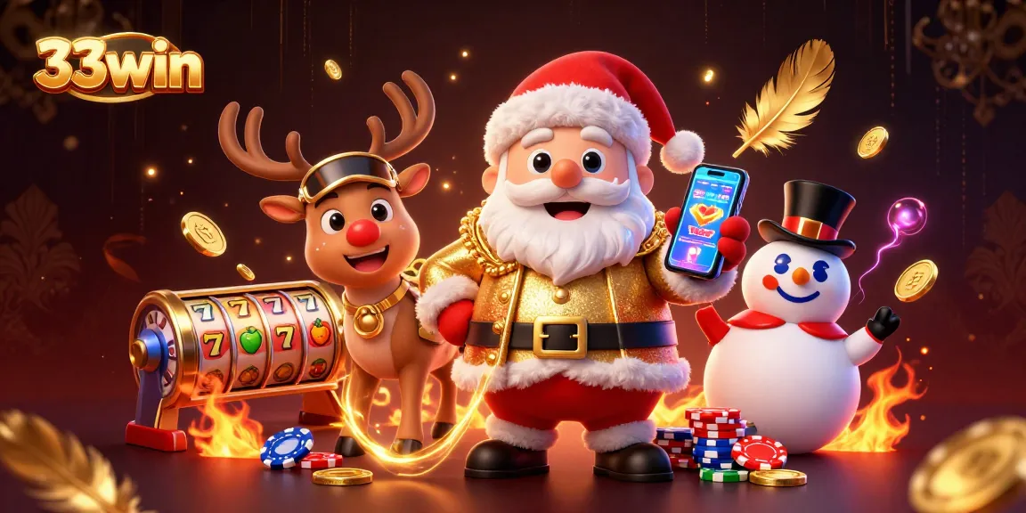 Experience the excitement of 33win with Santa's jackpot slots and festive casino fun.