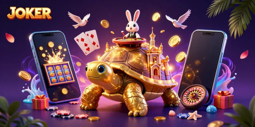 Experience thrilling games at the JOKER casino with vibrant slots and vibrant gaming elements.