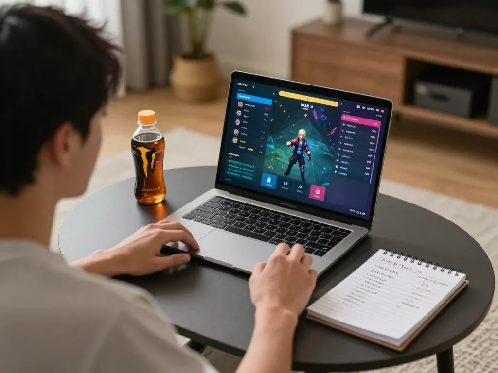 Engaging esports betting scene with player analyzing odds for ytr88 online gaming.