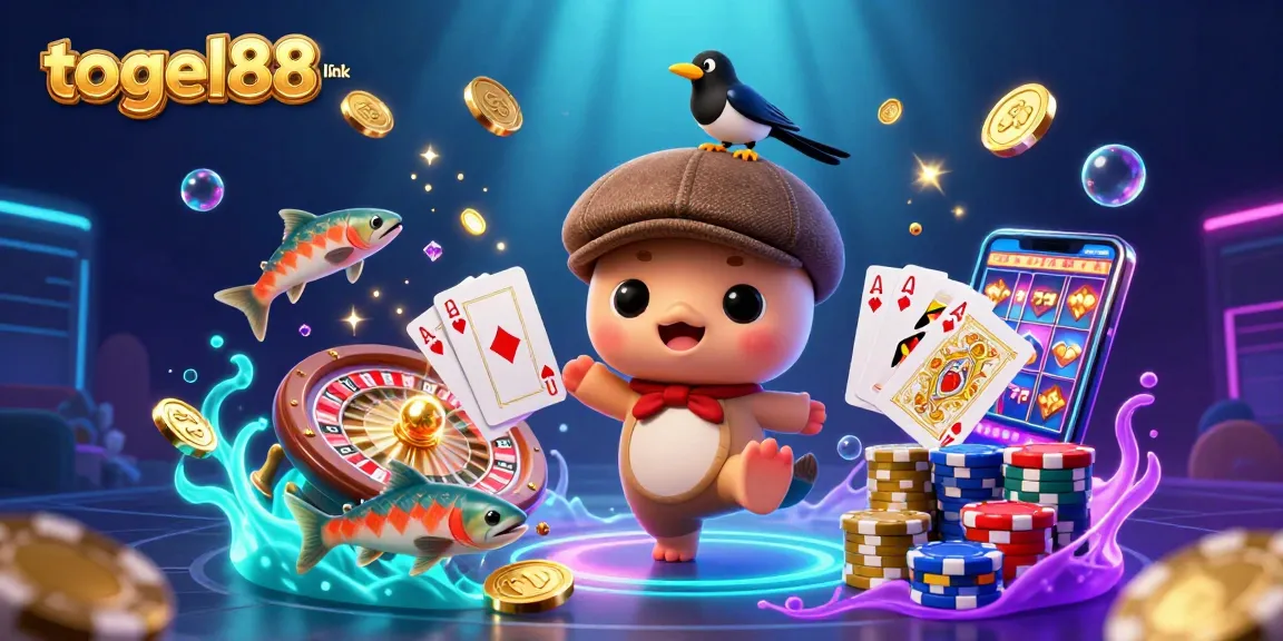 Spin the reels and win big with togel88 link featuring enchanting characters and vibrant casino elements.