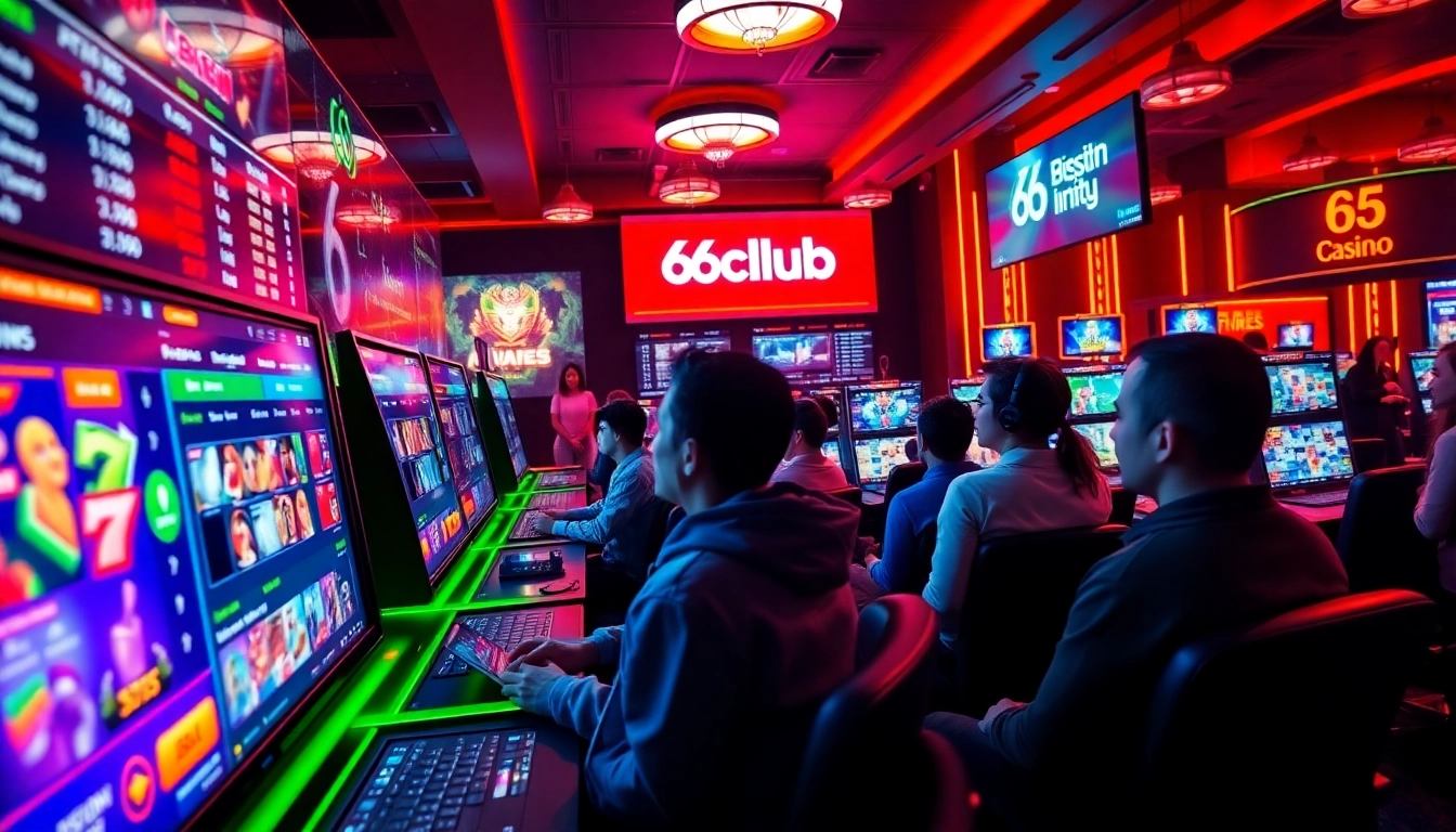 Experience thrilling online gaming at 66club with vibrant interfaces and engaging gameplay.