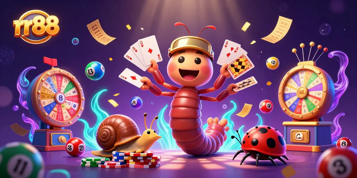 Experience thrilling gameplay with rr88's colorful 3D casino elements and characters, combining excitement and strategy.