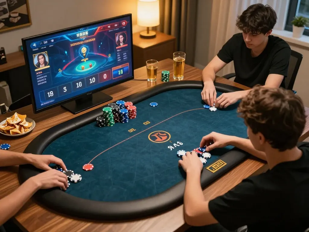 Players enjoying online poker at N188 with engaging gameplay and sharp visuals.