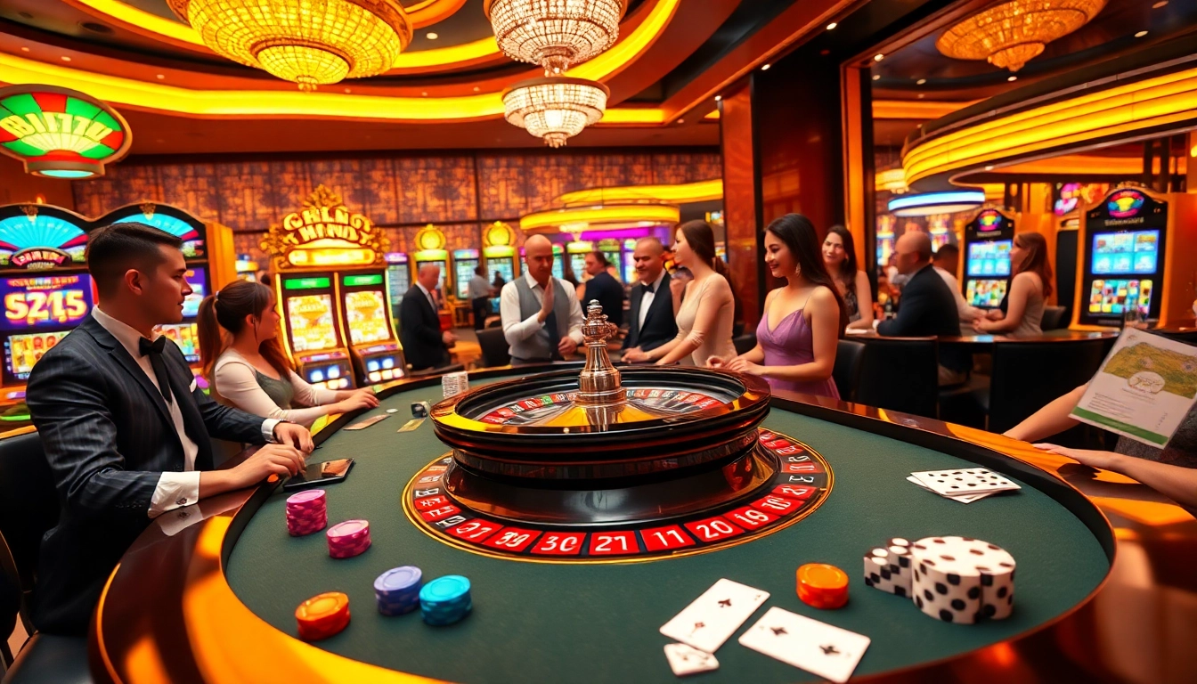 Experience luxury gambling at https://sx88.gold/ with vibrant roulette, slot machines, and engaged players.