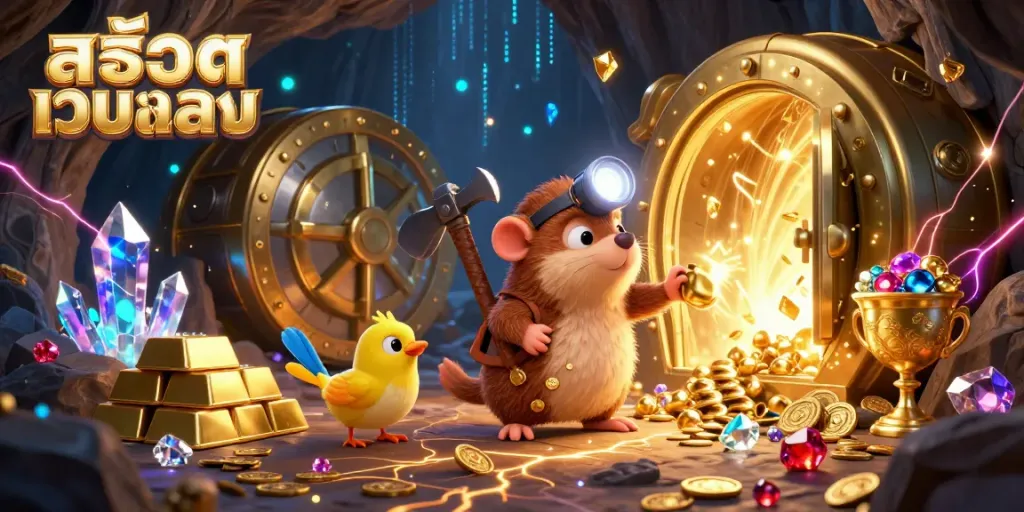 Experience thrilling moments with สล็อตเว็บตรง as the treasure hunter mole uncovers hidden gems and golden riches.