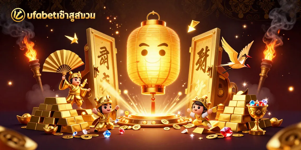 Experience the thrill of ufabetเข้าสู่ระบบ with our vibrant 3D illustration showcasing an enchanting casino scene.