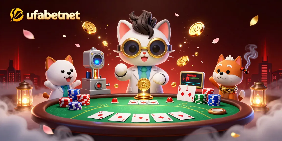 Engage in thrilling gambling moments with ufabetnet in this vibrant casino scene.