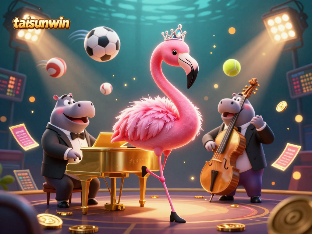 Experience fun with taisunwin, where a vibrant casino scene blends music and sports excitement.