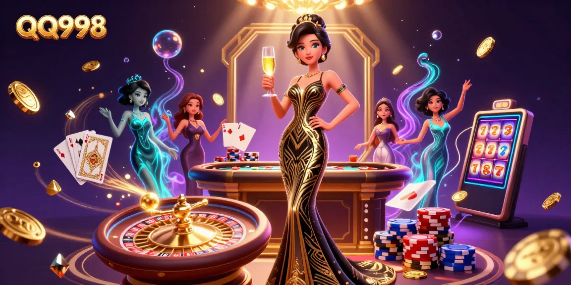 Play thrilling games at QQ998 with rich visuals, a glamorous atmosphere, and exciting winning potential.
