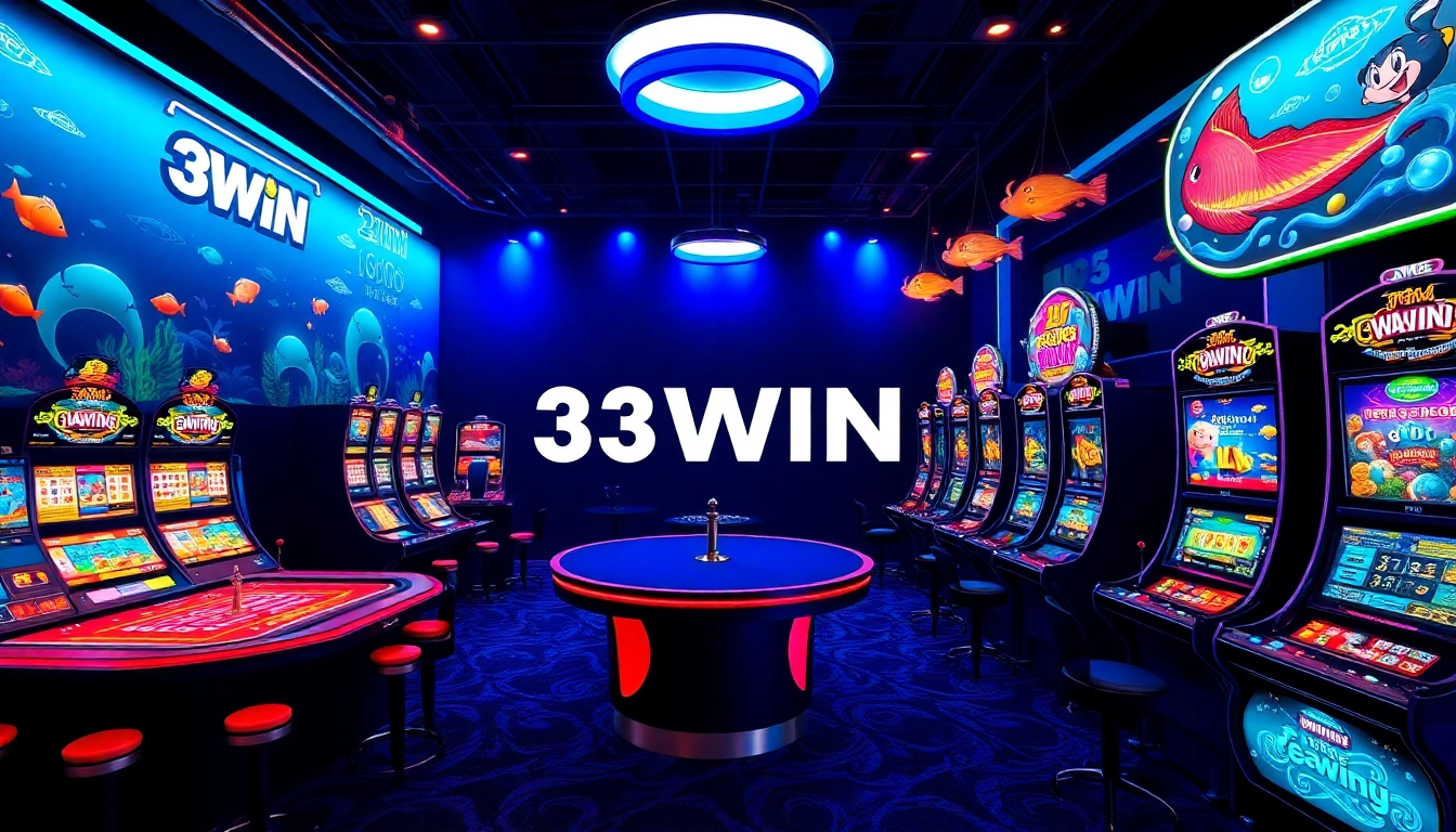 3WIN gaming experience featuring interactive elements and vibrant atmosphere.