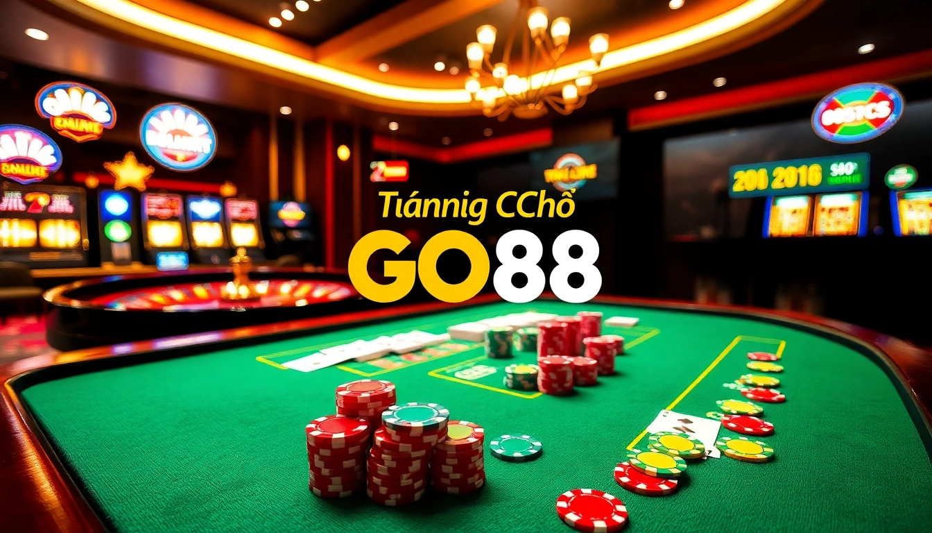 Engaging gaming scene showcasing excitement at Trang Chủ GO88 casino