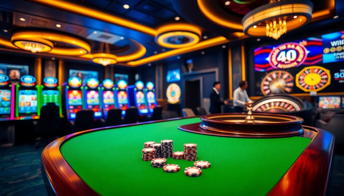 Experience the excitement at Nhà Cái XIN88 with vibrant casino visuals and engaging gameplay.