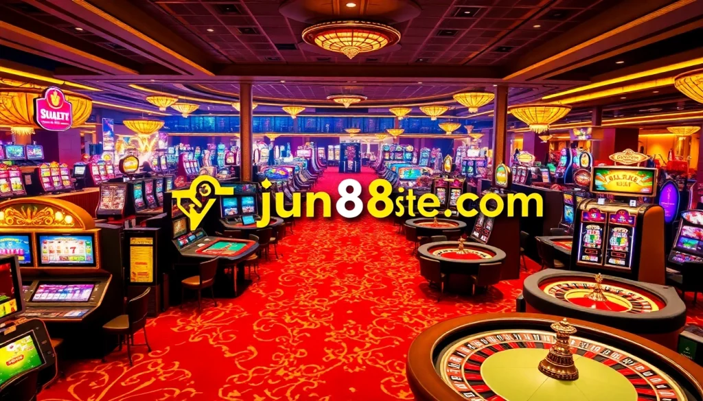 Experience the thrill of winning at jun88site.com with immersive casino gaming elements.