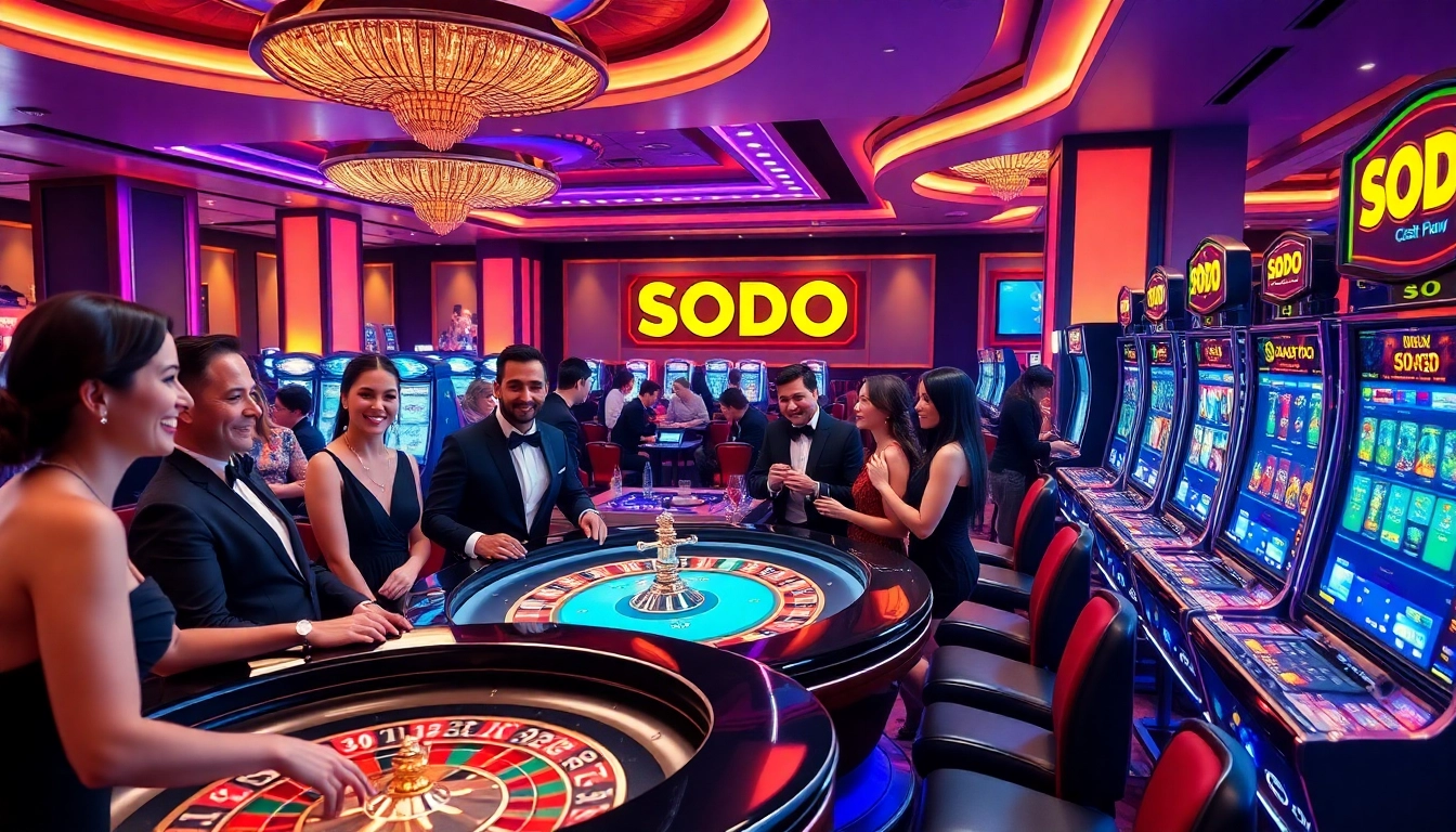 Engage in thrilling games at SODO casino, where winning is just a bet away.