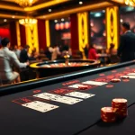 Catching the excitement of Baccarat at https://xx88.us/ with elegant cards and chips in a luxury casino.