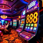 Players enjoying the excitement at slot 888 while engaging with vibrant casino machines and tables.